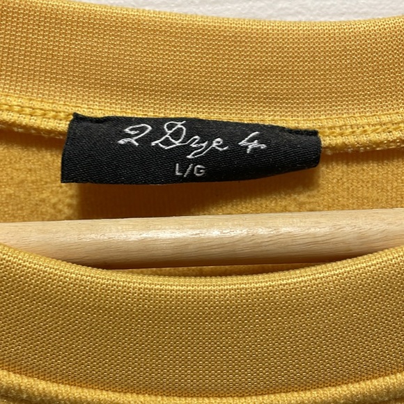 2 Dye 4 Mustard/yellow sweatshirt - Picture 5 of 6